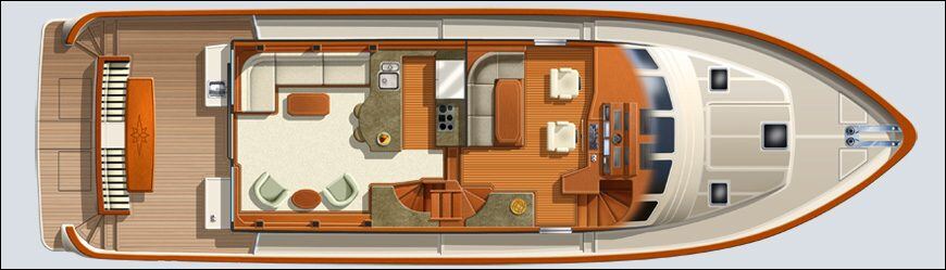 66 Pilothouse Main Deck